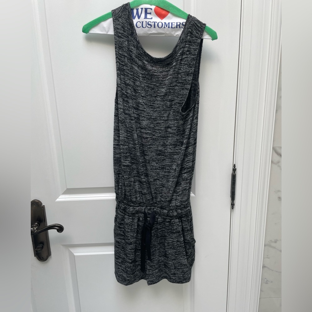 Black/grey romper from Wilfred.  Great condition